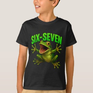 Camiseta Rana 67 Meme Seis Siete Divertido Gen Alpha