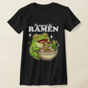 Camiseta Rana Adorable Comiendo Ramen – Ramen Be Happy Kawa