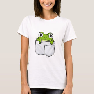 Camiseta Rana Adorable de Bolsillo