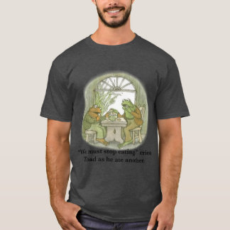 Camiseta Rana andoad Comiendo Galletas amigo
