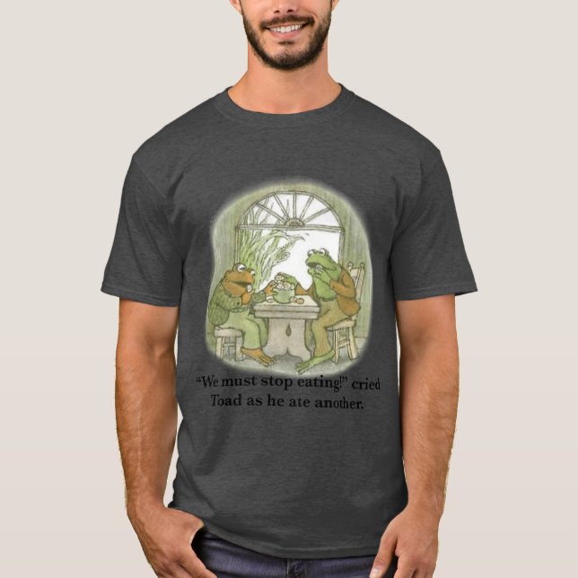 Camiseta Rana andoad Comiendo Galletas amigo (Anverso)