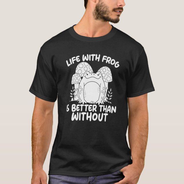 Camiseta Rana Anfibio Sapo Premium (Anverso)