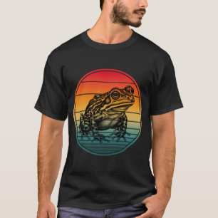 Camiseta Rana Anfibio Sapo Retro Vintage