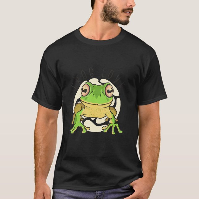 Camiseta Rana Animal Amfibio Príncipe Toad Amfibio Amor (Anverso)