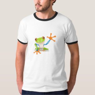 Camiseta Rana arbórea verde Destino paz parque natural anim