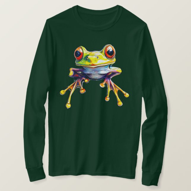 Camiseta Rana arborícola (Anverso del diseño)