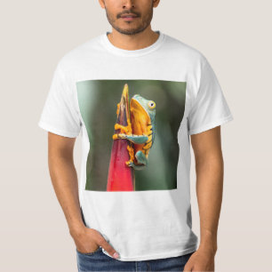 Camiseta Rana arborícola mono de patas de tigre verde naran