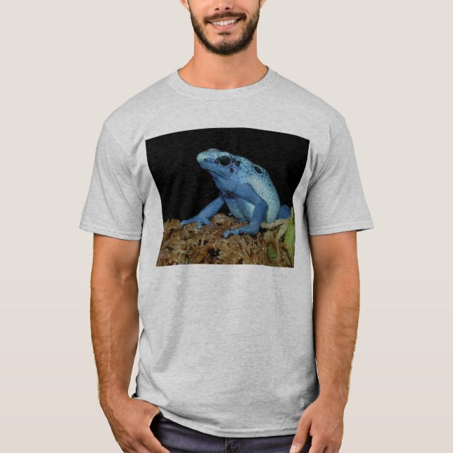 Camiseta Rana azul del dardo (azureus) de Dendrobates .jpg (Anverso)