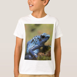 Camiseta Rana azul del dardo del veneno
