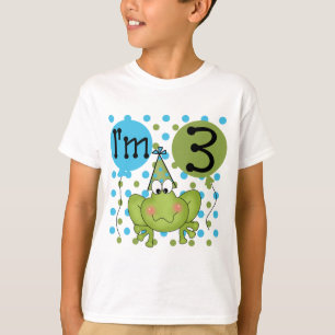 Camiseta Rana azul Tercer camisas de cumpleaños y regalos
