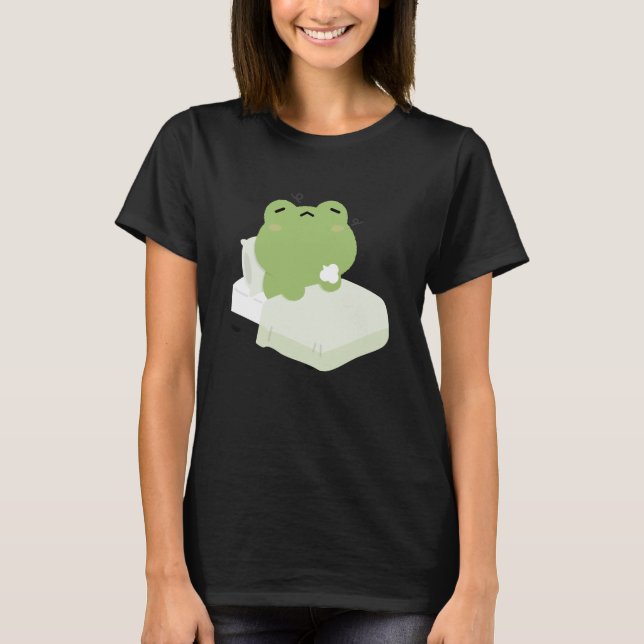 Camiseta Rana Cansada Adorable (Anverso)