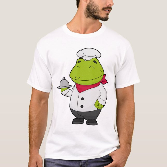 Camiseta Rana cocinada con bandeja (Anverso)