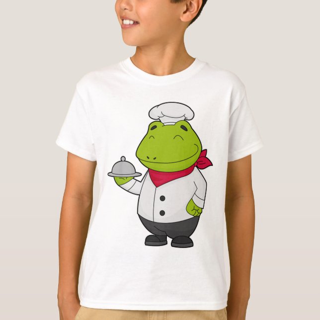 Camiseta Rana cocinada con bandeja (Anverso)