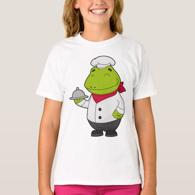 Camiseta Rana cocinada con bandeja (Anverso)