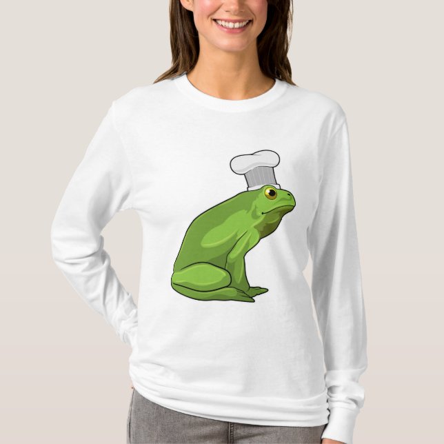 Camiseta Rana cocinada con gorra de Chef (Anverso)