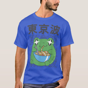 Camiseta Rana Comer Ramen Kawaii Anime Japan Cottagecore A