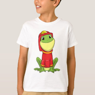 Camiseta Rana como bombero con casco