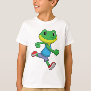 Camiseta Rana como corredora en carrera