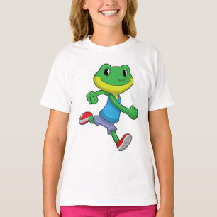 Camiseta Rana como corredora en carrera