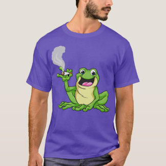 Camiseta Rana como fumadora con cigarrillo