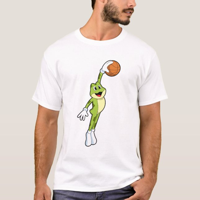 Camiseta Rana como jugador de baloncesto con baloncesto.PNG (Anverso)