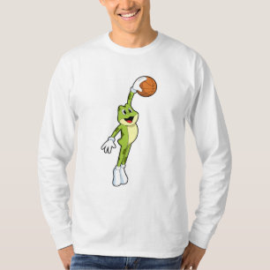 Camiseta Rana como jugador de baloncesto con baloncesto.PNG