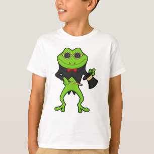 Camiseta Rana como mago con varita mágica y Gorra