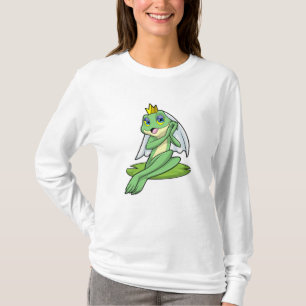 Camiseta Rana como Novia en Boda con Corona