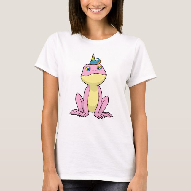 Camiseta Rana como unicornio (Anverso)