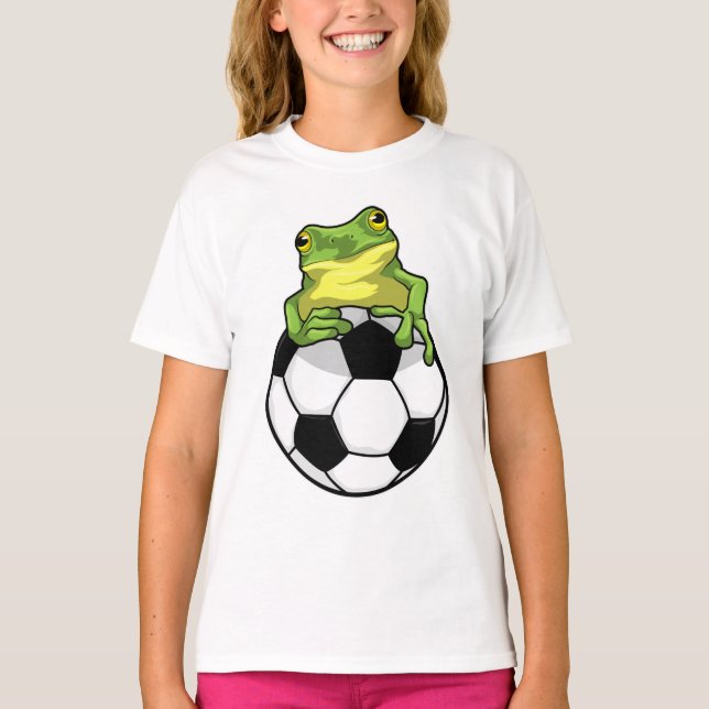 Camiseta Rana con bola de fútbol (Anverso)