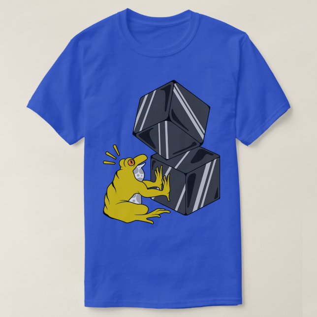 Camiseta Rana con cubos (Diseño del anverso)