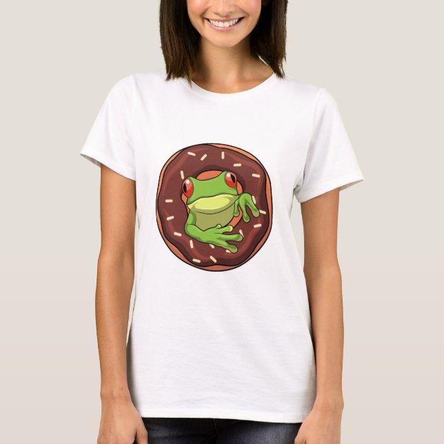 Camiseta Rana con donut (Anverso)