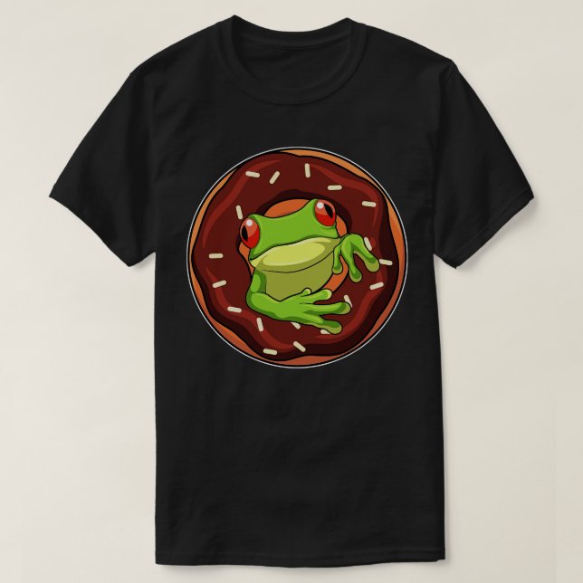 Camiseta Rana con donut (Diseño del anverso)