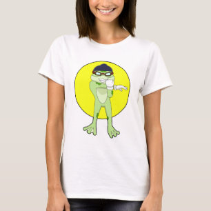 Camiseta Rana con gafas de natación