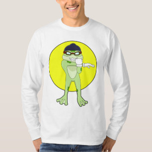Camiseta Rana con gafas de natación