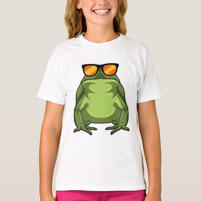 Camiseta Rana con gafas de sol (Anverso)