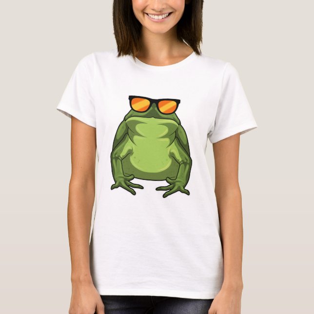 Camiseta Rana con gafas de sol (Anverso)