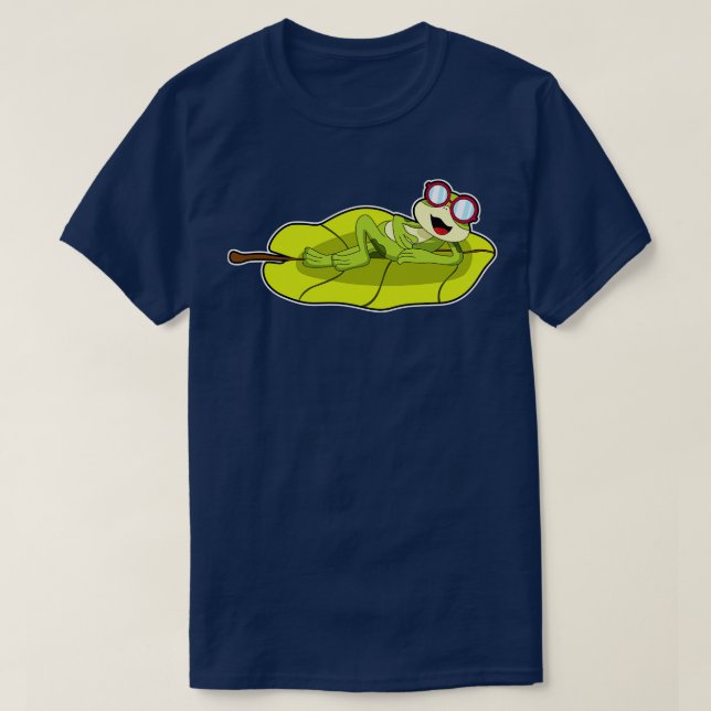 Camiseta Rana con gafas de sol (Diseño del anverso)