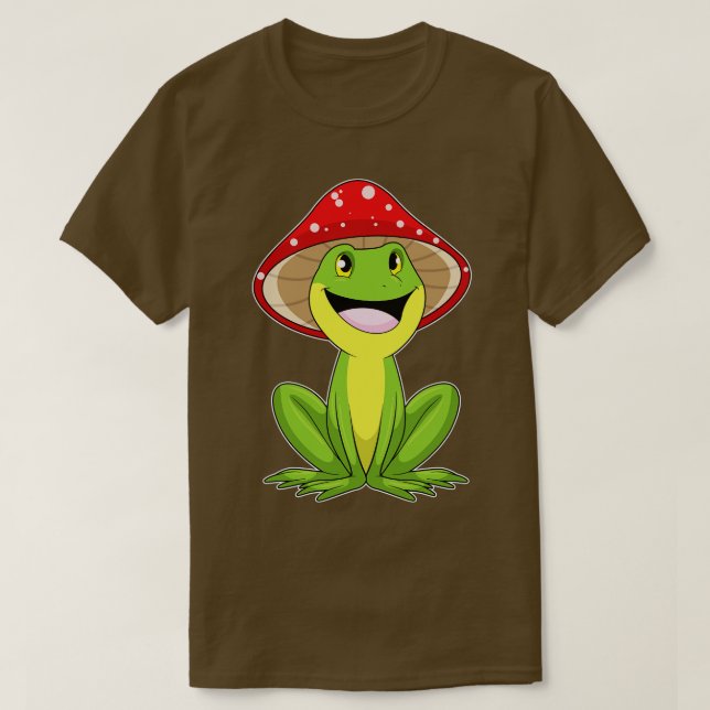 Camiseta Rana con hongo 2 (Diseño del anverso)