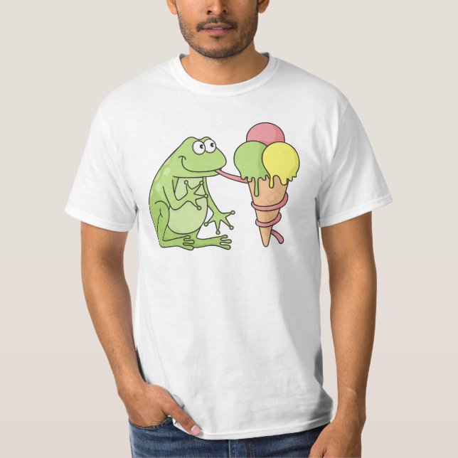 Camiseta Rana con icecream (Anverso)