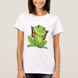 Camiseta Rana con mariposa