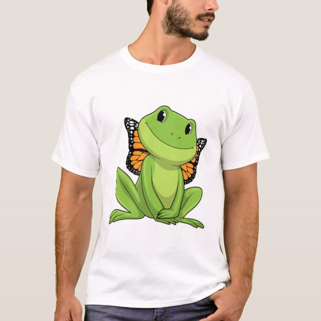 Camiseta Rana con mariposa (Anverso)