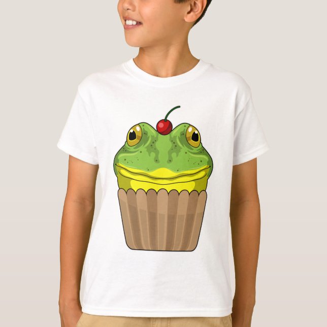 Camiseta Rana con Muffin (Anverso)
