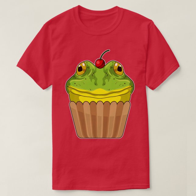 Camiseta Rana con Muffin (Diseño del anverso)