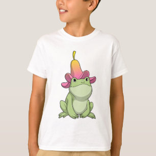 Camiseta Rana con Plumeria