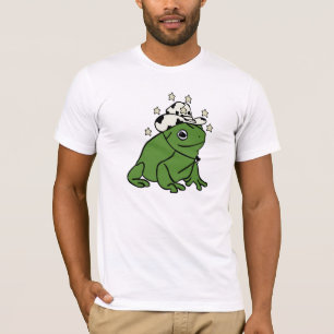Camiseta Rana con un Gorra vaquero