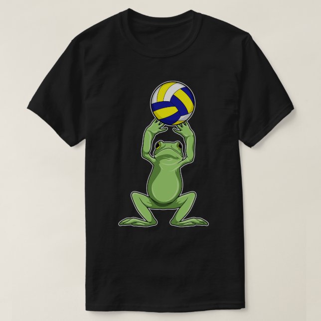 Camiseta Rana con voleibol (Diseño del anverso)