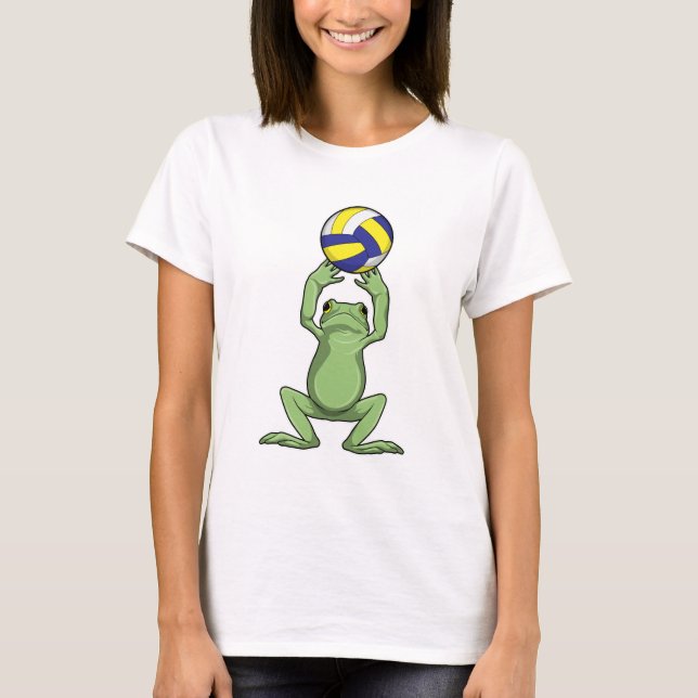 Camiseta Rana con voleibol (Anverso)