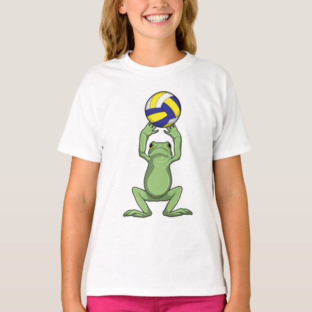 Camiseta Rana con voleibol (Anverso)