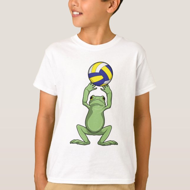 Camiseta Rana con voleibol (Anverso)